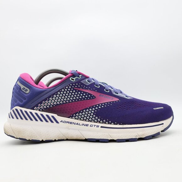 Brooks Shoes - Brooks Adrenaline GTS 22 Women's Size 11.5 Dark Purple Running 1203531B403